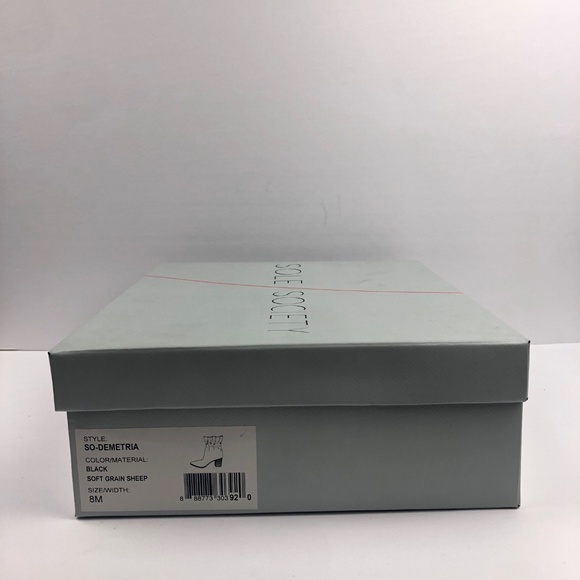 Sole Society Women's WMNS Black Booties Shoes Shoe - Picture 6 of 6